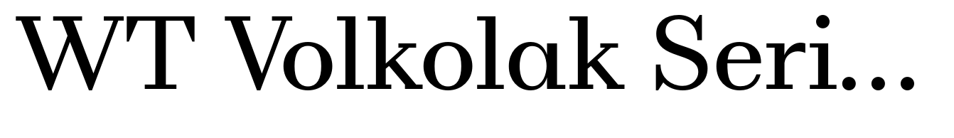 WT Volkolak Serif Text Light