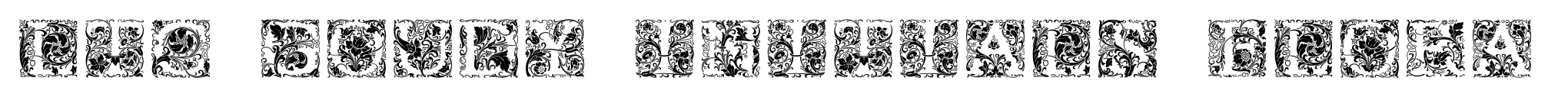 LTC Goudy Initials Flora image