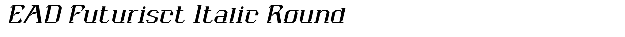 EAD Futurisct Italic Round image