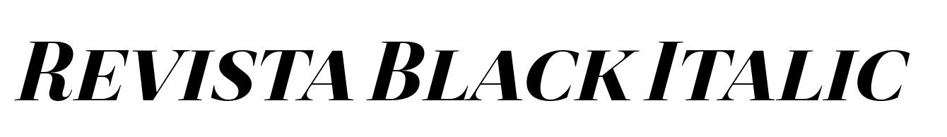 Revista Black Italic