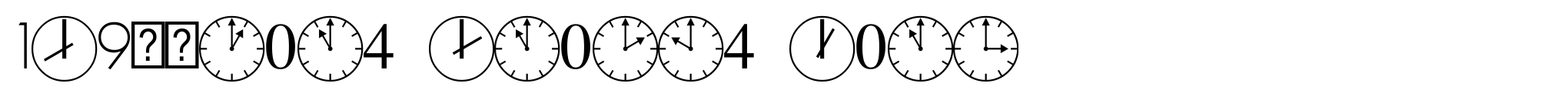 PIXymbols Clocks Bold image
