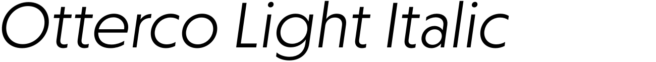 Otterco Light Italic