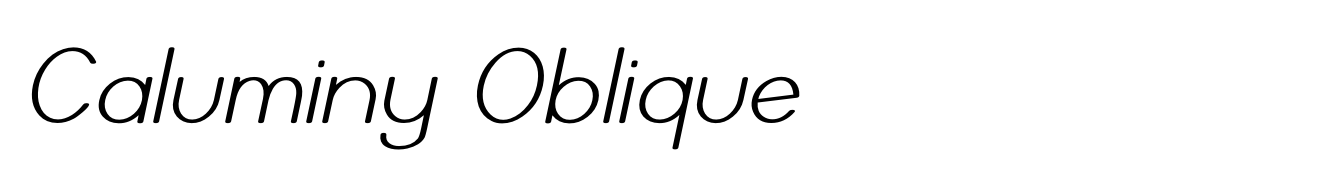Caluminy Oblique