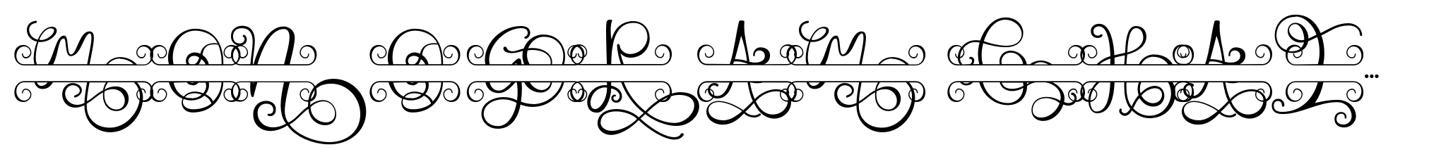 Monogram Challigraphy Brackets 13 image
