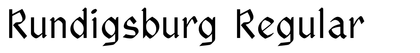 Rundigsburg Regular
