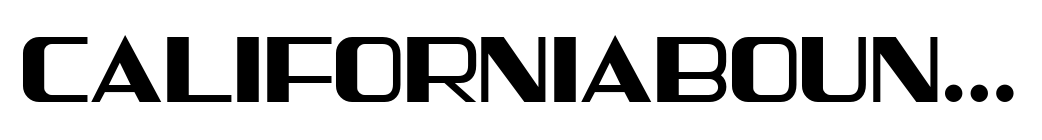 California Bound JNL | Webfont & Desktop font | MyFonts