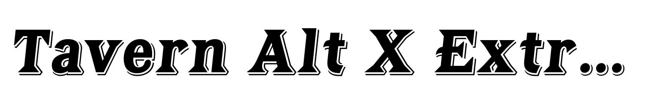 Tavern Alt X Extra Bold Italic