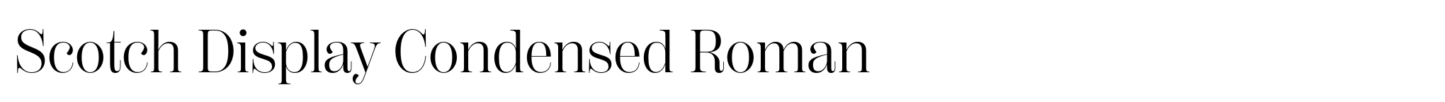 Scotch Display Condensed Roman image