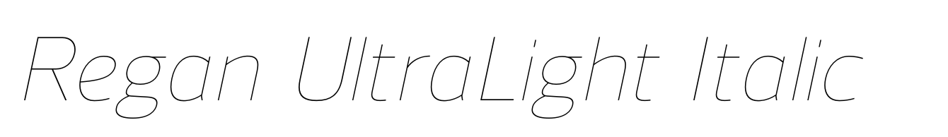 Regan UltraLight Italic