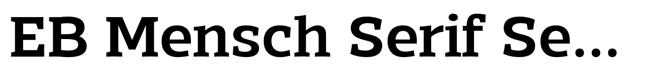 EB Mensch Serif Semi Bold