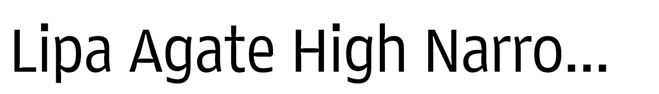 Lipa Agate High Narrow Regular