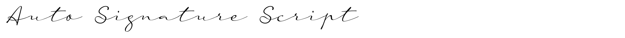 Auto Signature Script image