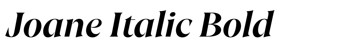 Joane Italic Bold