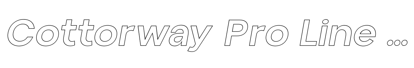 Cottorway Pro Line Semi Bold Italic