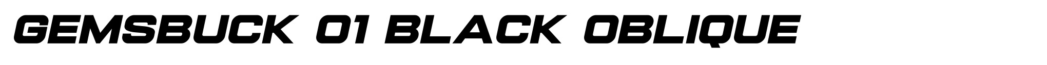 Gemsbuck 01 Black Oblique image
