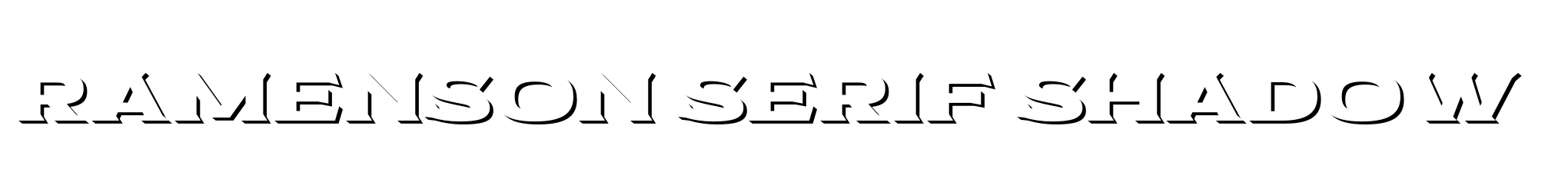 Ramenson Serif Shadow image