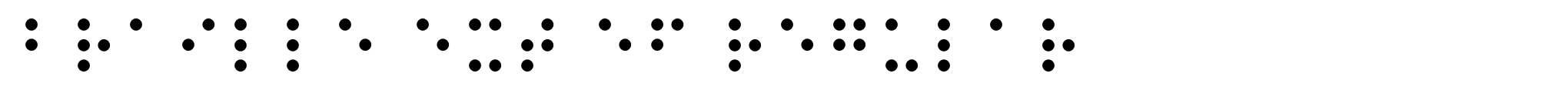 Braille Ext EF Regular image