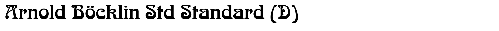Arnold Böcklin Std Standard (D) image