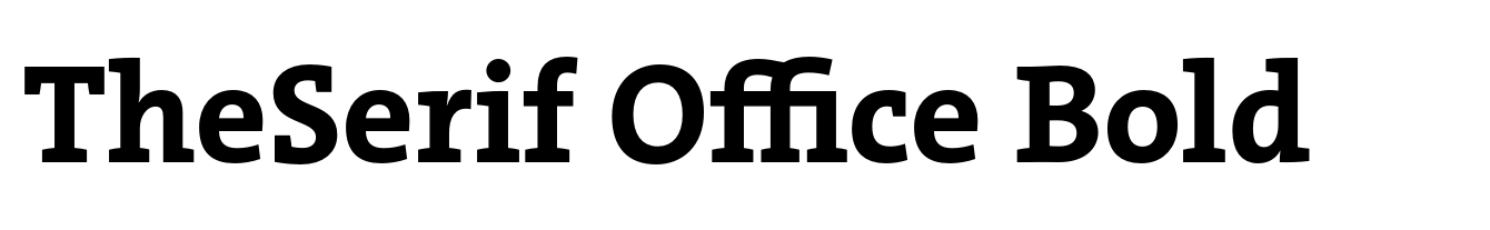 TheSerif Office Bold