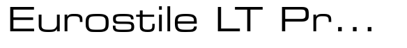 Eurostile LT Pro Extended #2 image