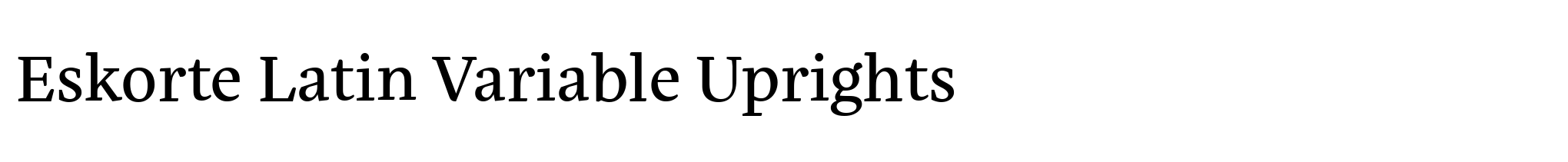 Eskorte Latin Variable Uprights image