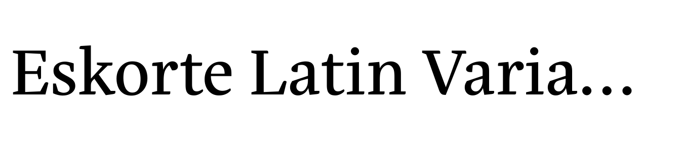 Eskorte Latin Variable Uprights