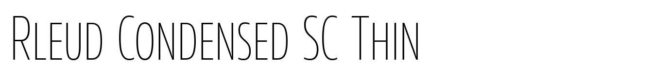 Rleud Condensed SC Thin