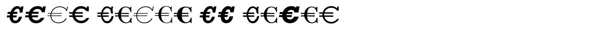 Euro Serif EF Seven image