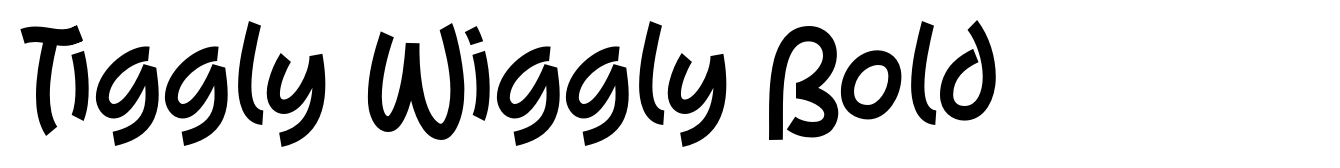 Tiggly Wiggly Bold Font | Webfont & Desktop | MyFonts