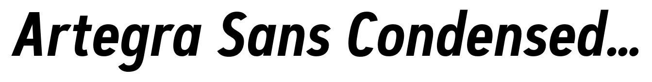 Artegra Sans Condensed SemiBold Italic