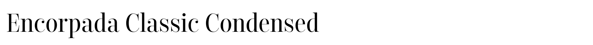 Encorpada Classic Condensed