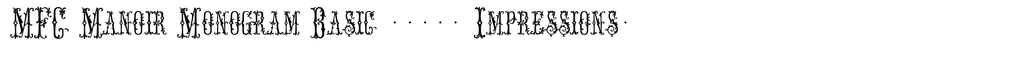 MFC Manoir Monogram Basic (1000 Impressions) image