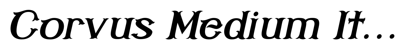 Corvus Medium Italic