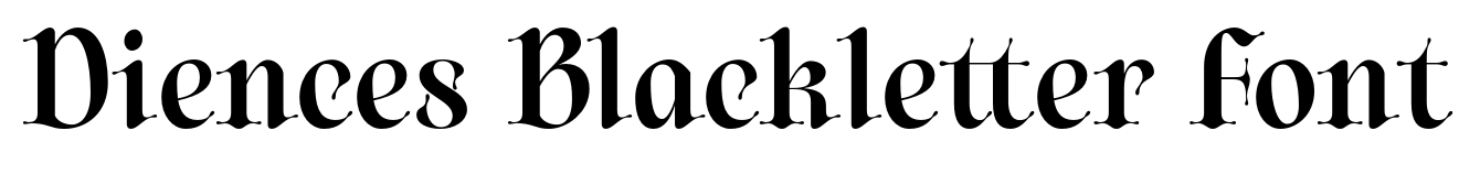 Diences Blackletter Font