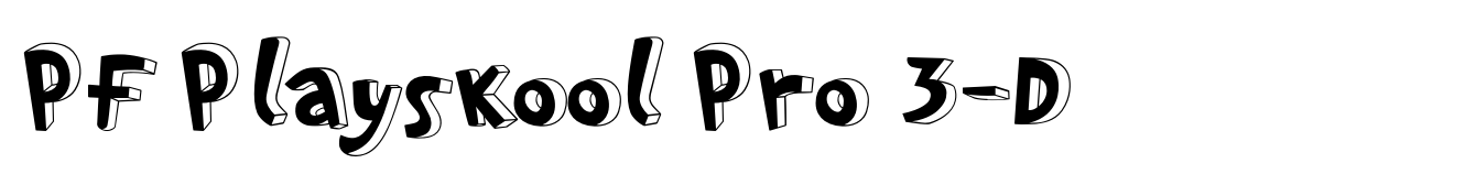 PF Playskool Pro 3-D