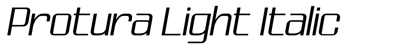 Protura Light Italic
