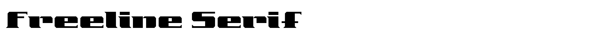 Freeline Serif image