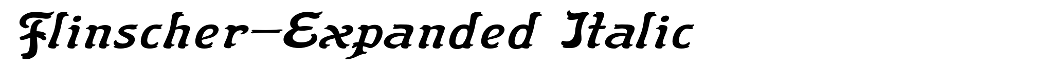 Flinscher-Expanded Italic image