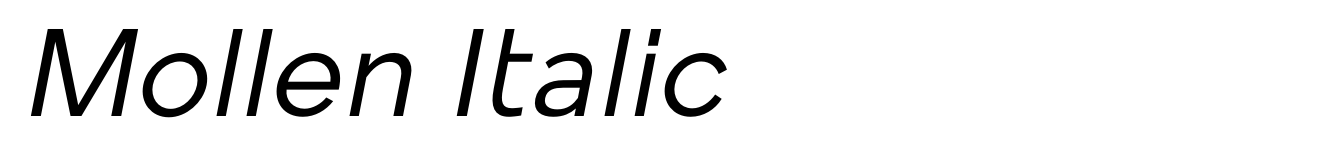 Mollen Italic