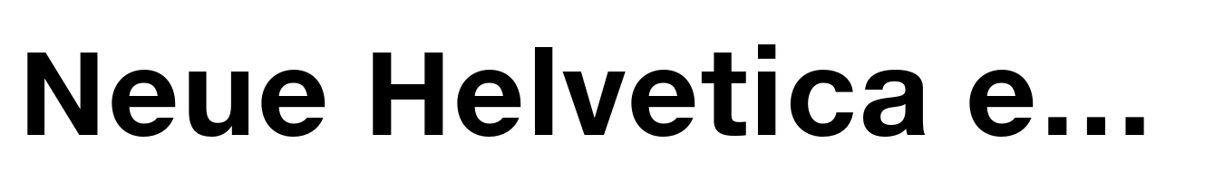 Neue Helvetica eText 75 Bold