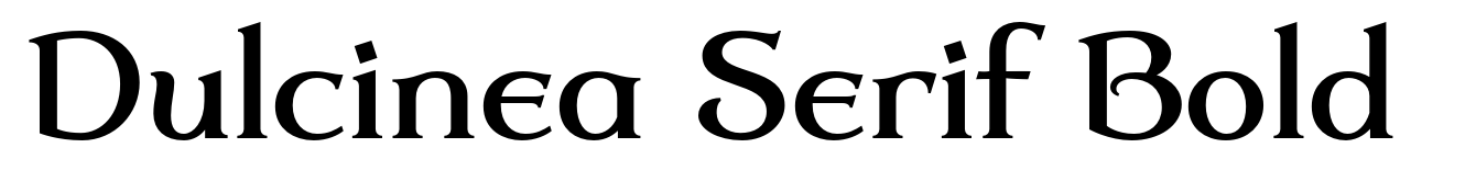 Dulcinea Serif Bold