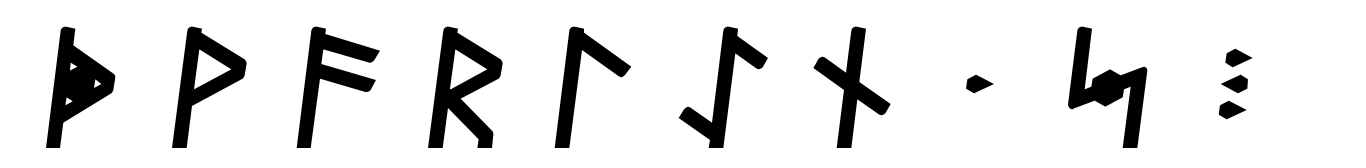 Dvarlin Staves Root Semibold Italic