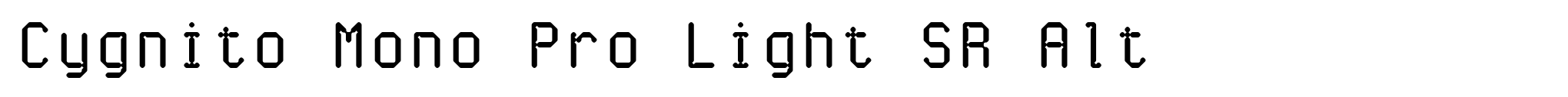 Cygnito Mono Pro Light SR Alt image