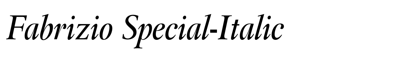 Fabrizio Special-Italic