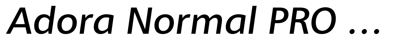 Adora Normal PRO Medium Italic
