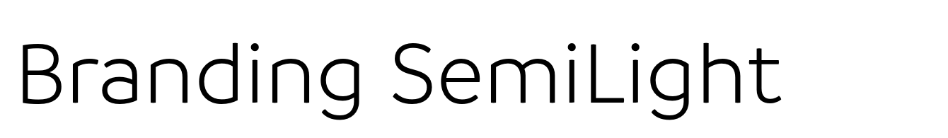 Branding SemiLight