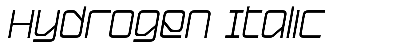 Hydrogen Italic