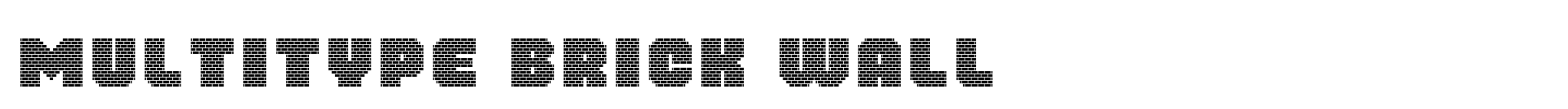 MultiType Brick Wall image
