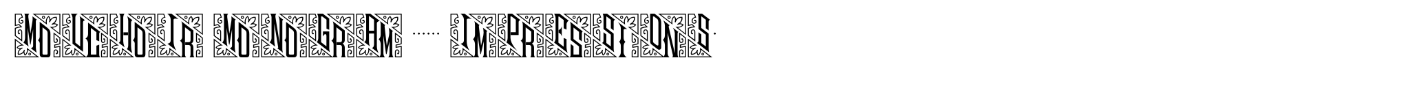 Mouchoir Monogram (10000 Impressions) image