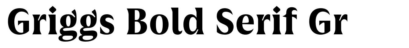 Griggs Bold Serif Gr